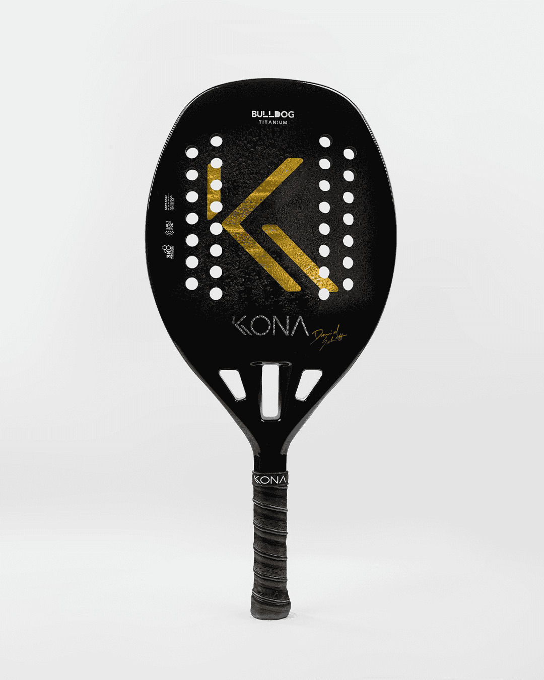 Raquete de Beach Tennis Kona Bulldog Black 26