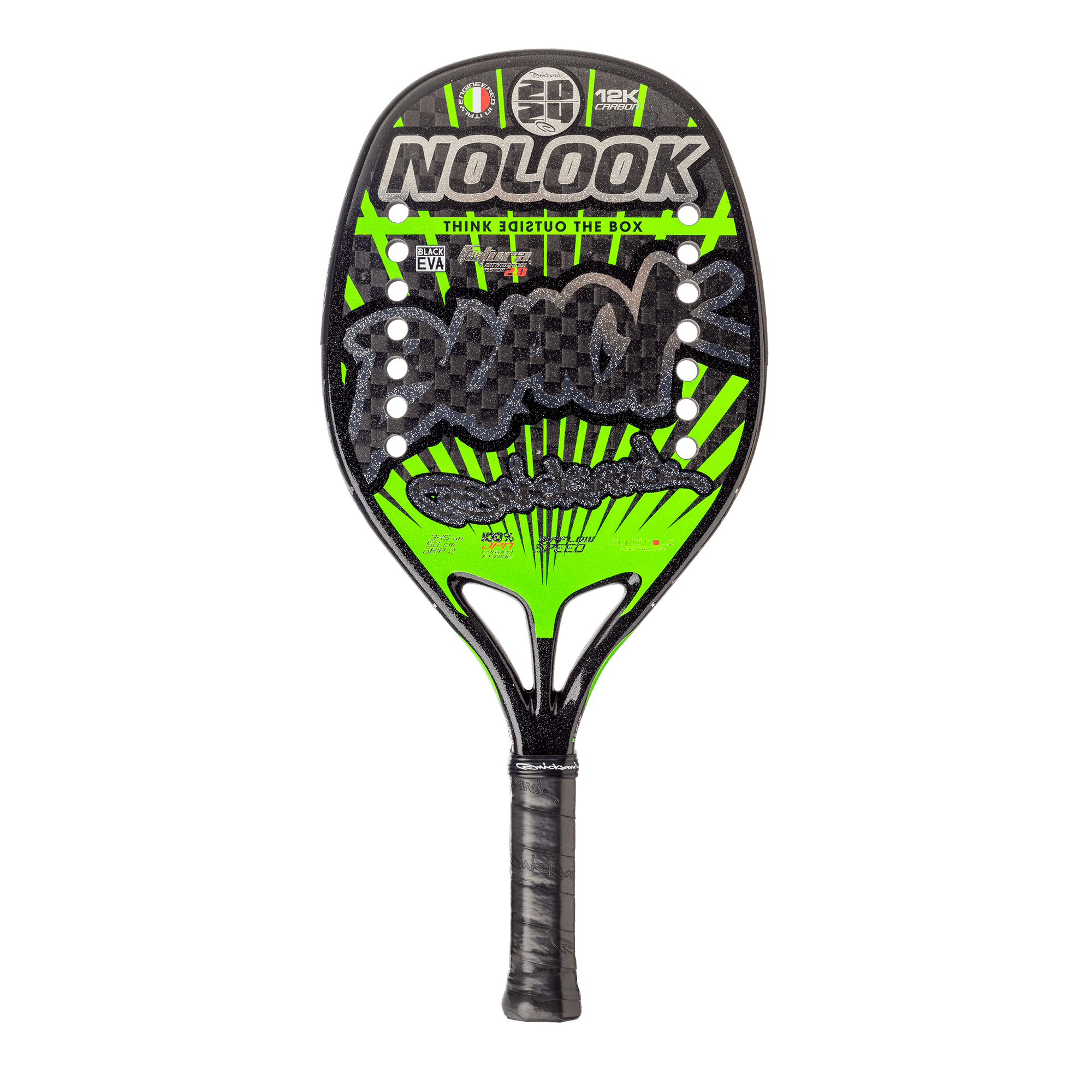 Raquete de Beach Tennis Quicksand No Look Black 24
