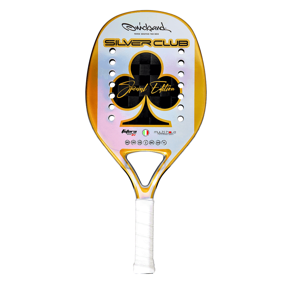 Raquete de Beach Tennis Quicksand Silverclub Edição Limitada 25
