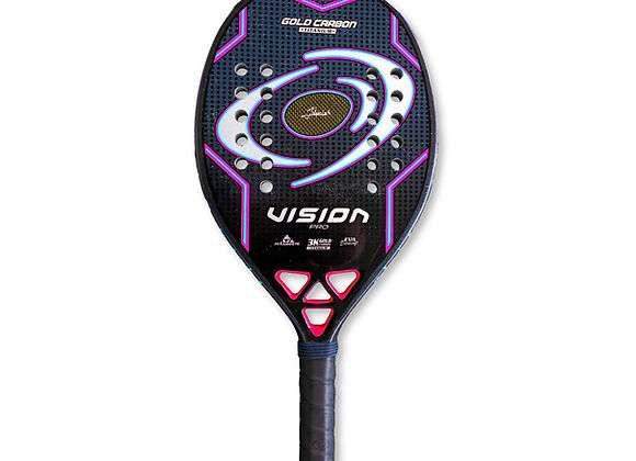 Raquete de Beach Tennis Vision Gold Carbon Titanium 25