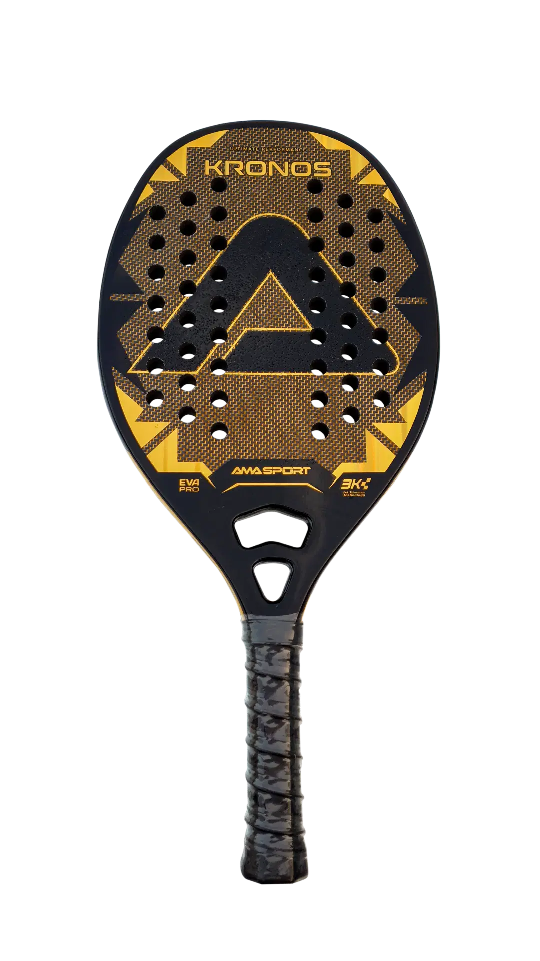 Raquete de Beach Tennis Ama Sport Kronos Gold Titanium Ed.