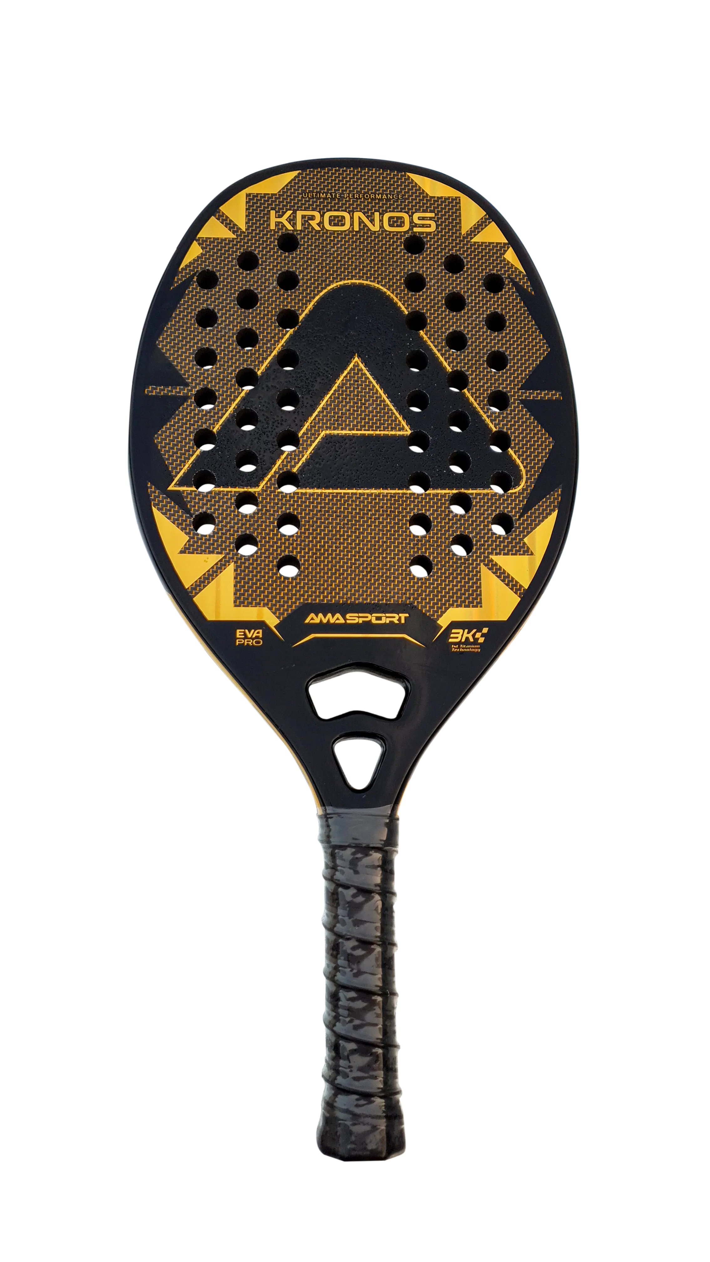 Raquete de Beach Tennis Ama Sport Kronos Gold Titanium Ed.