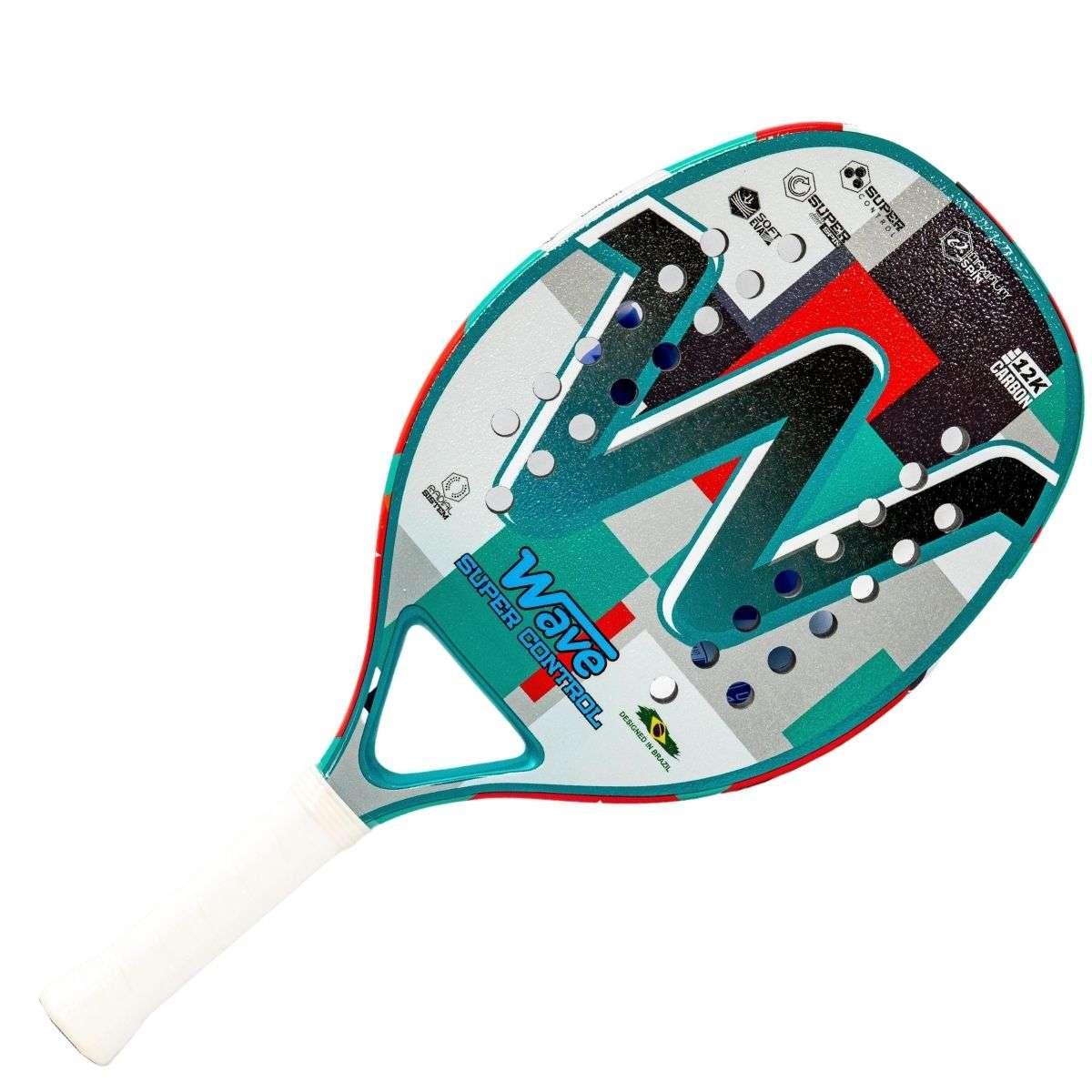 Raquete de Beach Tennis Wave Super Control 12K