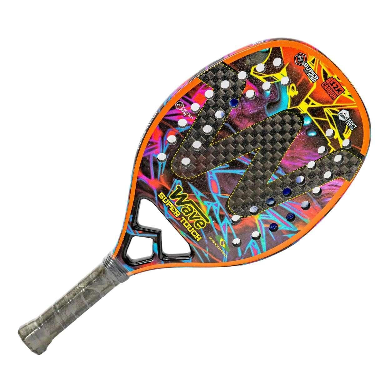 Raquete de Beach Tennis Wave Super Touch 12K